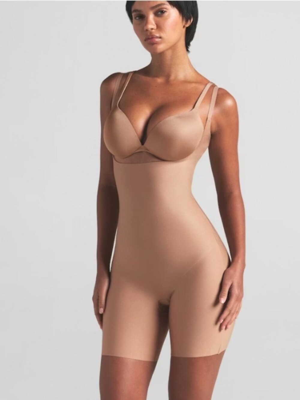 NEW SKIMS Body Core Sculpt Open Bust Bodysuit Shapewear Sienna Large NWT